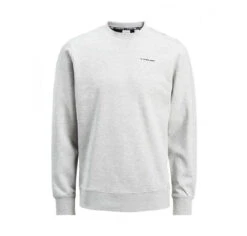 True Hockey X Jack & Jones Twist Sweat Crew Neck -Hockey Supremacy true hockey apparel twist sweat crew neck grey 2
