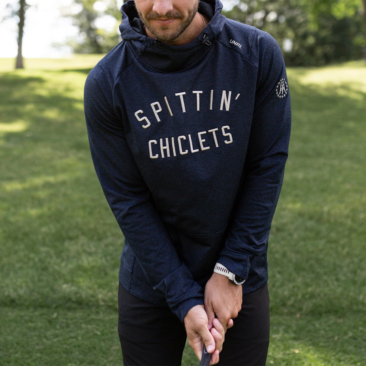 Spittin' Chiclets X UNRL Varsity Crossover Hoodie 5 Spittin' Chiclets X UNRL Varsity Crossover Hoodie - Image 4